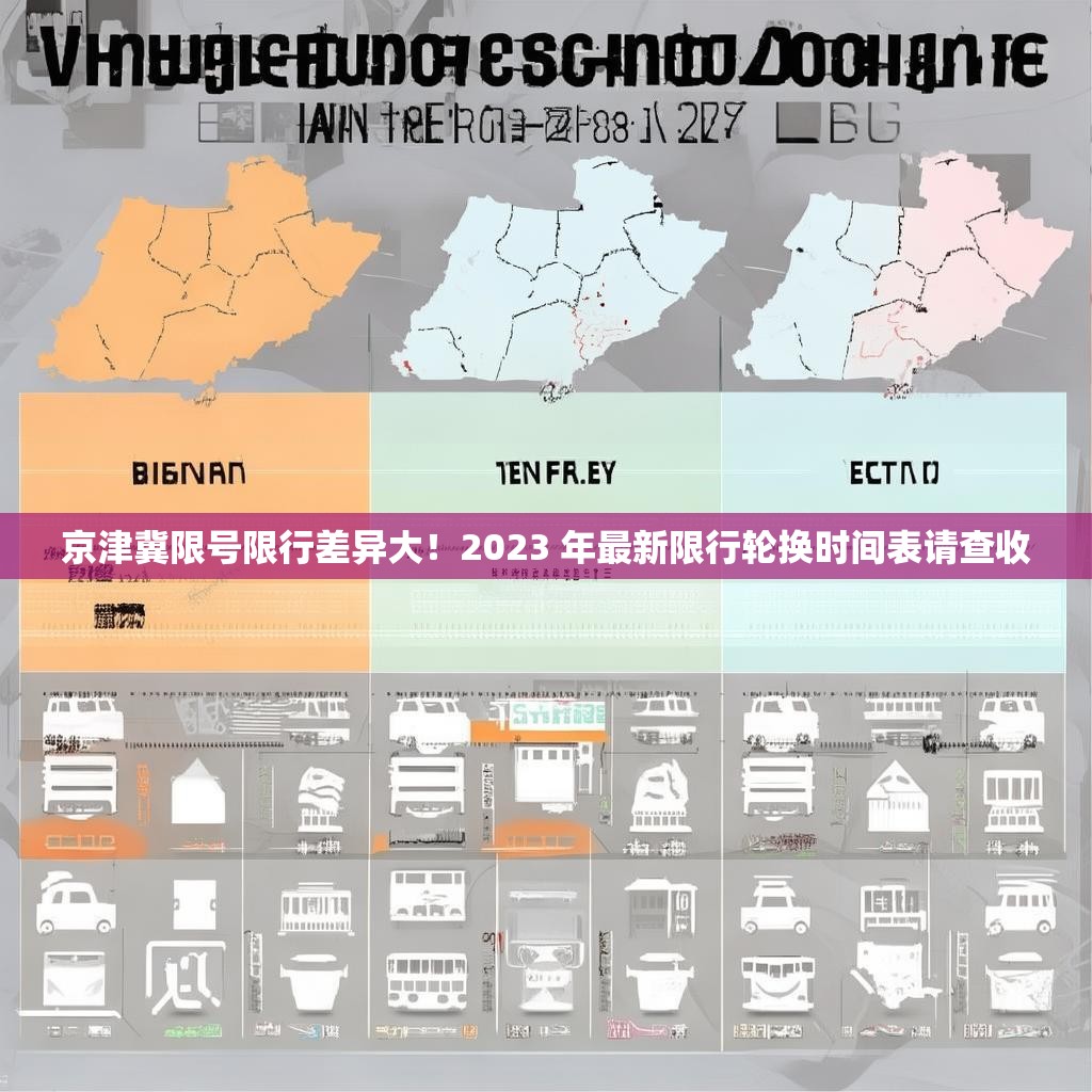 京津冀限号限行差异大!2023 年最新限行轮换时间表请查收
