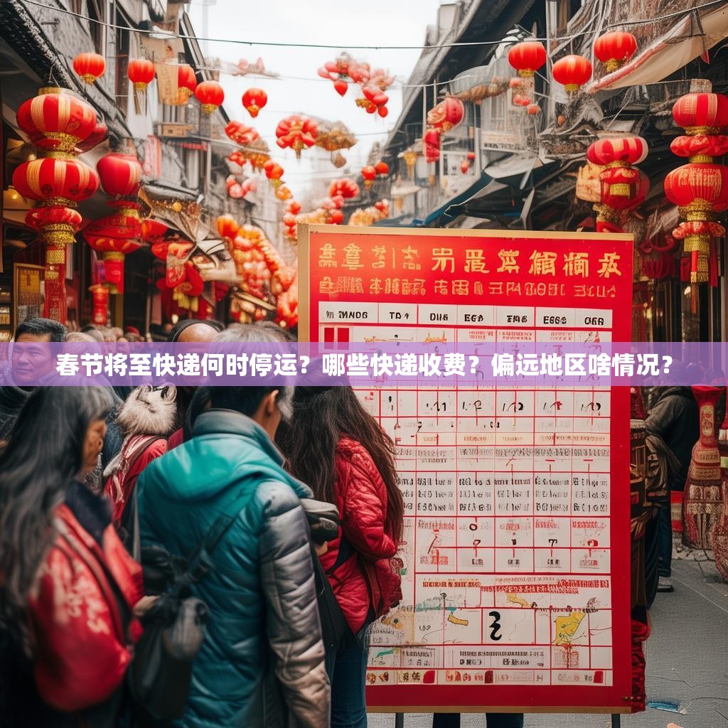 春节将至快递何时停运?哪些快递收费?偏远地区啥情况?