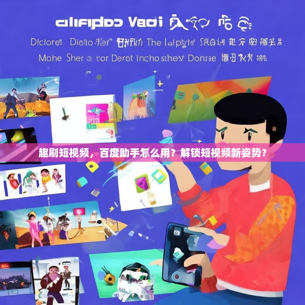 趣刷短视频,百度助手怎么用?解锁短视频新姿势?