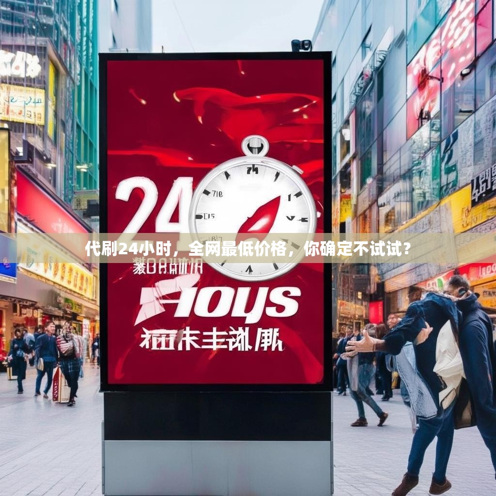 代刷24小时,全网最低价格,你确定不试试?