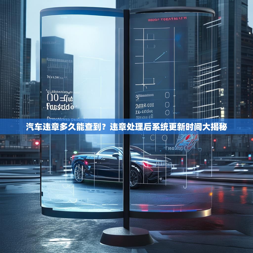 汽车违章多久能查到?违章处理后系统更新时间大揭秘