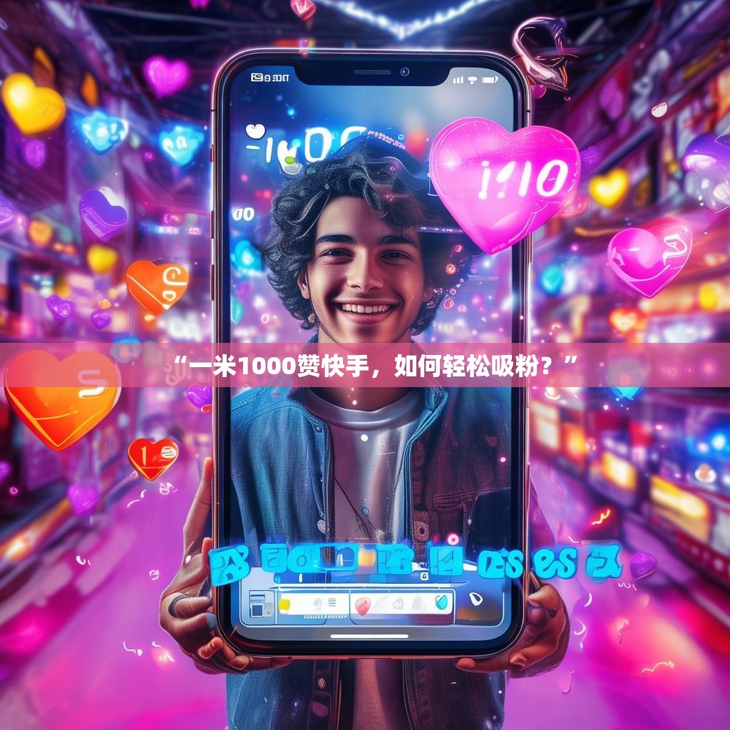 “一米1000赞快手，如何轻松吸粉？”